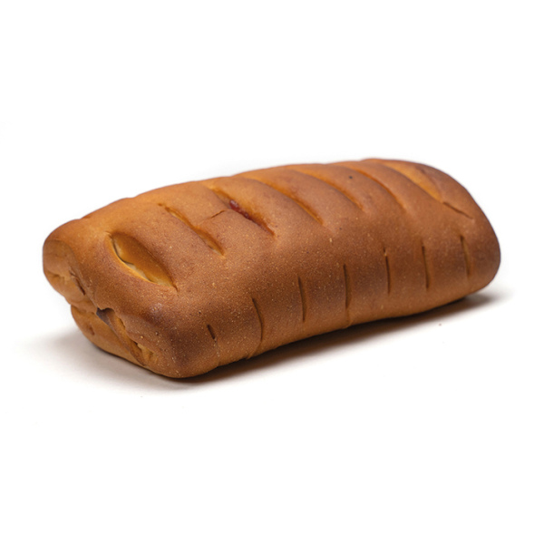 Өрнекті тоқаш қойылтылған сүтпен / Булочка со сгущенкой узорная